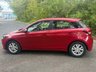 USED 2016 66 HYUNDAI I20 1.2 SE Hatchback 5dr Petrol Manual Euro 6 (84 ps) DAB - PASSION RED