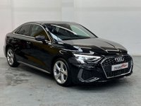 USED 2022 72 AUDI A3 1.0 TFSI 30 S line Saloon 4dr Petrol S Tronic Euro 6 (s/s) (110 ps) 1 OWNER-LEATHER-VIRTUAL-CARPLAY-P/SENSORS