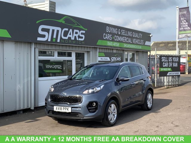 2018 KIA SPORTAGE 1.6 GDI 2 SUV 5DR PETROL MANUAL EURO 6 S S 130... photo