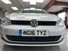 USED 2016 16 VOLKSWAGEN GOLF 1.6 TDI BlueMotion Tech Match Edition Hatchback 5dr Diesel DSG Euro 6 (s/s) (110 ps) Auto + High Spec Golf