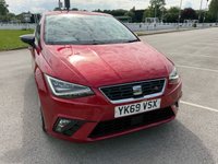USED 2019 69 SEAT IBIZA 1.0 MPI FR Hatchback 5dr Petrol Manual Euro 6 (s/s) GPF (80 ps) CLIMATE, 12m MOT INCLUDED, USB