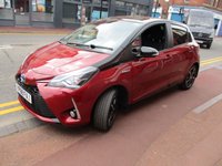USED 2018 68 TOYOTA YARIS 1.5 VVT-h Cyan Bi-Tone Hatchback 5dr Petrol Hybrid E-CVT Euro 6 (s/s) (100 ps) STUNNING EXAMPLE ,2 KEYS ,SERVICE HISTORY ,SAT-NAV ,CLIMATE CONTROL ,ALLOYS ,AIR-CON ,PRIVACY GLASS ,VIEWING AND TEST DRIVE ESSENTIAL , 