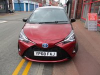 USED 2018 68 TOYOTA YARIS 1.5 VVT-h Cyan Bi-Tone Hatchback 5dr Petrol Hybrid E-CVT Euro 6 (s/s) (100 ps) STUNNING EXAMPLE ,2 KEYS ,SERVICE HISTORY ,SAT-NAV ,CLIMATE CONTROL ,ALLOYS ,AIR-CON ,PRIVACY GLASS ,VIEWING AND TEST DRIVE ESSENTIAL , 