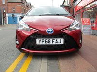 USED 2018 68 TOYOTA YARIS 1.5 VVT-h Cyan Bi-Tone Hatchback 5dr Petrol Hybrid E-CVT Euro 6 (s/s) (100 ps) STUNNING EXAMPLE ,2 KEYS ,SERVICE HISTORY ,SAT-NAV ,CLIMATE CONTROL ,ALLOYS ,AIR-CON ,PRIVACY GLASS ,VIEWING AND TEST DRIVE ESSENTIAL , 