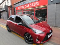 USED 2018 68 TOYOTA YARIS 1.5 VVT-h Cyan Bi-Tone Hatchback 5dr Petrol Hybrid E-CVT Euro 6 (s/s) (100 ps) STUNNING EXAMPLE ,2 KEYS ,SERVICE HISTORY ,SAT-NAV ,CLIMATE CONTROL ,ALLOYS ,AIR-CON ,PRIVACY GLASS ,VIEWING AND TEST DRIVE ESSENTIAL , 