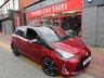 USED 2018 68 TOYOTA YARIS 1.5 VVT-h Cyan Bi-Tone Hatchback 5dr Petrol Hybrid E-CVT Euro 6 (s/s) (100 ps) STUNNING EXAMPLE ,2 KEYS ,SERVICE HISTORY ,SAT-NAV ,CLIMATE CONTROL ,ALLOYS ,AIR-CON ,PRIVACY GLASS ,VIEWING AND TEST DRIVE ESSENTIAL , 