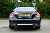 USED 2018 68 MERCEDES-BENZ E-CLASS 2.0 E350e 6.4kWh AMG Line Saloon 4dr Petrol Plug-in Hybrid G-Tronic+ Euro 6 (s/s) (299 ps) OBSIDIAN BLACK METALLIC PAINTWORK + APPLE CARPLAY + REVERSE CAMERA