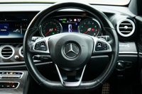 USED 2018 68 MERCEDES-BENZ E-CLASS 2.0 E350e 6.4kWh AMG Line Saloon 4dr Petrol Plug-in Hybrid G-Tronic+ Euro 6 (s/s) (299 ps) OBSIDIAN BLACK METALLIC PAINTWORK + APPLE CARPLAY + REVERSE CAMERA
