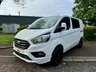 USED 2021 21 FORD TRANSIT CUSTOM 2.0 300 EcoBlue Limited Crew Van Double Cab 5dr Diesel Manual L1 H1 Euro 6 (s/s) (6 Seat) (130 ps) 