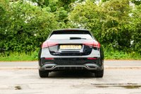 USED 2018 68 MERCEDES-BENZ A-CLASS 1.5 A180d AMG Line (Executive) Hatchback 5dr Diesel 7G-DCT Euro 6 (s/s) (116 ps) COSMOS BLACK METALLIC PAINTWORK + REVERSE CAMERA + HEATED SEATS