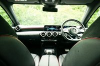 USED 2018 68 MERCEDES-BENZ A-CLASS 1.5 A180d AMG Line (Executive) Hatchback 5dr Diesel 7G-DCT Euro 6 (s/s) (116 ps) COSMOS BLACK METALLIC PAINTWORK + REVERSE CAMERA + HEATED SEATS