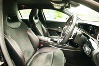 USED 2018 68 MERCEDES-BENZ A-CLASS 1.5 A180d AMG Line (Executive) Hatchback 5dr Diesel 7G-DCT Euro 6 (s/s) (116 ps) COSMOS BLACK METALLIC PAINTWORK + REVERSE CAMERA + HEATED SEATS