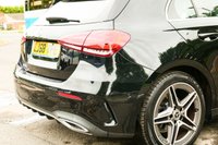 USED 2018 68 MERCEDES-BENZ A-CLASS 1.5 A180d AMG Line (Executive) Hatchback 5dr Diesel 7G-DCT Euro 6 (s/s) (116 ps) COSMOS BLACK METALLIC PAINTWORK + REVERSE CAMERA + HEATED SEATS