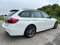 USED 2018 J BMW 3 SERIES 2.0 320d M Sport Touring 5dr Diesel Manual Euro 6 (s/s) (190 ps) BMW PROFESSIONAL MEDIA PACKAGE + REAR PARKING SENSORS + ADAPTIVE M-SPORT SUSPENSION + DAB RADIO + AUTOMATIC TAILGATE + CRUISE CONTROL WITH BRAKE FUNCTION + BLUETOOTH + iDRIVE CONTROLLER + RAIN SENSING WIPERS + AUTOMATIC HEADLIGHTS + SAT NAV + FRONT SPORT SEATS + AUTOMATIC TWO-ZONE CLIMATE CONTROL WITH AIR CON + RUN FLAT TYRES + M-SPORT MULTIFUNCTION LEATHER STEERING WHEEL + 6.5' COLOURED DISPLAY SCREEN + 18' M STAR SPOKE ALLOY WHEELS WITH TPMS