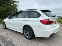 USED 2018 J BMW 3 SERIES 2.0 320d M Sport Touring 5dr Diesel Manual Euro 6 (s/s) (190 ps) BMW PROFESSIONAL MEDIA PACKAGE + REAR PARKING SENSORS + ADAPTIVE M-SPORT SUSPENSION + DAB RADIO + AUTOMATIC TAILGATE + CRUISE CONTROL WITH BRAKE FUNCTION + BLUETOOTH + iDRIVE CONTROLLER + RAIN SENSING WIPERS + AUTOMATIC HEADLIGHTS + SAT NAV + FRONT SPORT SEATS + AUTOMATIC TWO-ZONE CLIMATE CONTROL WITH AIR CON + RUN FLAT TYRES + M-SPORT MULTIFUNCTION LEATHER STEERING WHEEL + 6.5' COLOURED DISPLAY SCREEN + 18' M STAR SPOKE ALLOY WHEELS WITH TPMS
