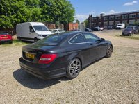 USED 2013 V MERCEDES-BENZ C-CLASS 2.1 C220 CDI BlueEfficiency AMG Sport Plus Coupe 2dr Diesel G-Tronic+ Euro 5 (s/s) (170 ps) PARKING SENSORS | SPARE WHEEL