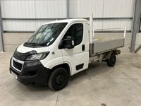 USED 2019 19 PEUGEOT BOXER 2.0 BLUEHDI 160PS SINGLE CAB TIPPER - NO VAT 1 YEARS MOT, AIR CON, VALUE