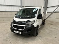 USED 2019 19 PEUGEOT BOXER 2.0 BLUEHDI 160PS SINGLE CAB TIPPER - NO VAT 1 YEARS MOT, AIR CON, VALUE
