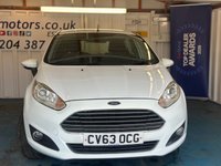 USED 2013 63 FORD FIESTA 1.25 Zetec Hatchback 5dr Petrol Manual Euro 5 (82 ps)+2 KEYS+HISTORY+ALLOYS+AIRCON+�&pound;35 12 MONTH ROAD TAX+LOW INSURANCE+HPI CLEAR+VOSA MOT HISTORY,+FULL DEALER FACILITIES+GOOD MPG 2 KEYS+HISTORY+ALLOYS+AIRCON+&pound;35 12 MONTH ROAD TAX+LOW INSURANCE+HPI CLEAR