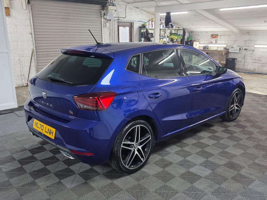 USED 2020 70 SEAT IBIZA 1.0 TSI FR Sport Hatchback 5dr Petrol Manual Euro 6 (s/s) GPF (95 ps) Cruise Control - Power Steering