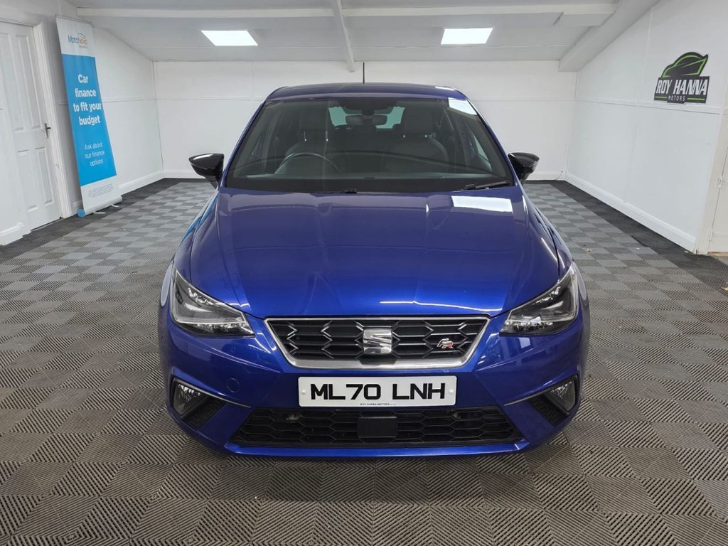 USED 2020 70 SEAT IBIZA 1.0 TSI FR Sport Hatchback 5dr Petrol Manual Euro 6 (s/s) GPF (95 ps) Cruise Control - Power Steering