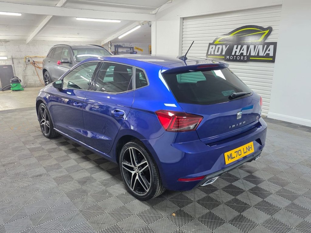 USED 2020 70 SEAT IBIZA 1.0 TSI FR Sport Hatchback 5dr Petrol Manual Euro 6 (s/s) GPF (95 ps) Cruise Control - Power Steering