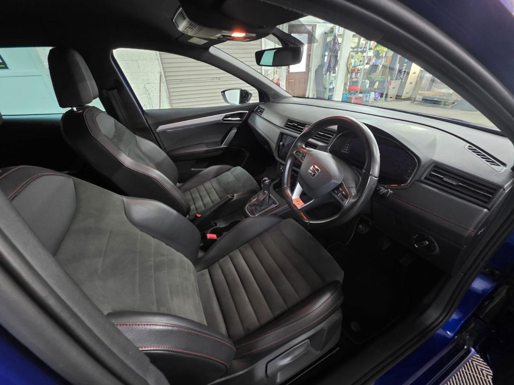USED 2020 70 SEAT IBIZA 1.0 TSI FR Sport Hatchback 5dr Petrol Manual Euro 6 (s/s) GPF (95 ps) Cruise Control - Power Steering