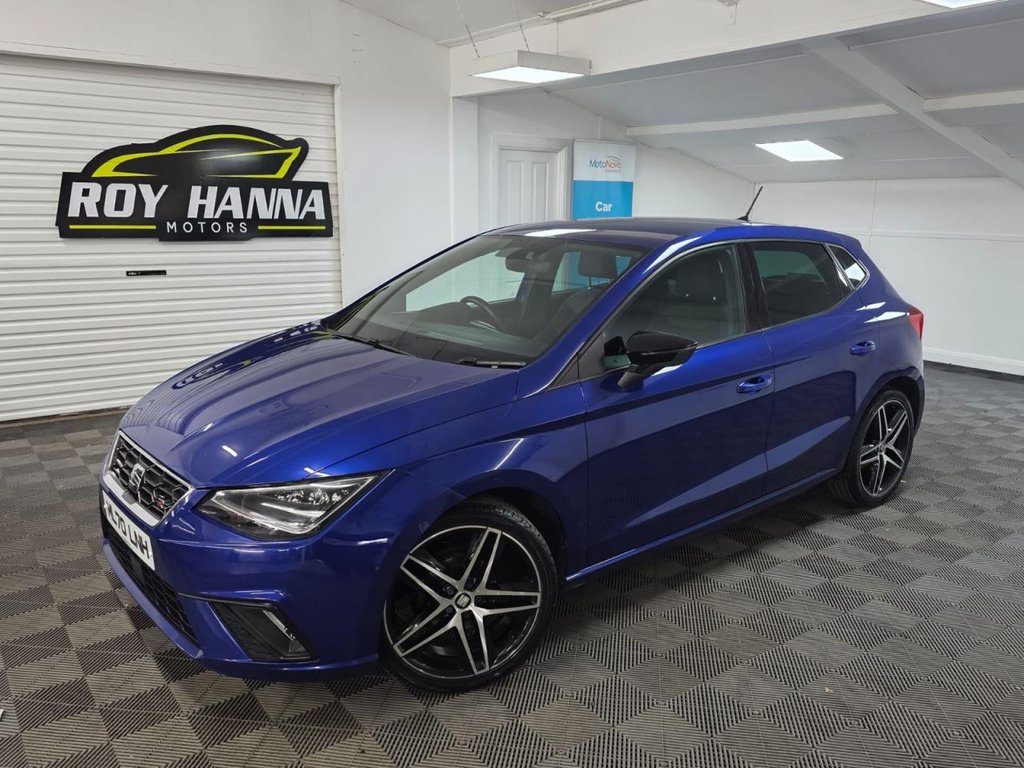 USED 2020 70 SEAT IBIZA 1.0 TSI FR Sport Hatchback 5dr Petrol Manual Euro 6 (s/s) GPF (95 ps) Cruise Control - Power Steering