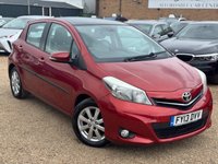 USED 2013 13 TOYOTA YARIS 1.33 Dual VVT-i T Spirit Euro 5 5dr 2 Owner/2Keys/Full history
