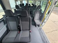 USED 2018 68 FORD TRANSIT White 2.2 TDCi 460 HDT minibus, 68,000 miles, 18 seater, 6 Speed Manual Gearbox, electric windows, double wheel,great spec. Plus VAT @ 20%! This 2018 Ford Transit TDCi 460 offers an impressive 18 seat capacity, making it an ideal choice for transporting larger groups. Powered by a robust 2.2L diesel engine, this Euro 6 compliant model combines efficiency with performance. Its registration year of 2018 ensures it benefits from modern design and technology.  The generous seating arrangement is a standout feature, providing ample space for all passengers. This Ford Transit is designed for practicality and reliability, offering a comfor