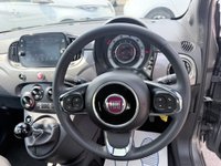 USED 2023 23 FIAT 500 Grey 1.0 MHEV hatchback, 44,183 miles, Euro 6, ULEZ compliant, 6-speed manual, 7in screen, CarPlay/Android Auto, sunroof, A/C, 15in alloys. This 2023 Fiat 500 is a superb example, having had only one owner since new. It features a responsive 1.0 litre petrol engine, meeting Euro 6 emissions standards. Inside, you'll find a 7in HD touchscreen radio complete with Bluetooth, USB, and DAB functionality, alongside seamless Apple CarPlay and Android Auto connectivity. Comfort is assured with air conditioning, while the rain and dusk sensors automatically activate the headlights. Enjoy the open air with the fixed panoramic sunroof, all con
