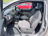 USED 2023 23 FIAT 500 Grey 1.0 MHEV hatchback, 44,183 miles, Euro 6, ULEZ compliant, 6-speed manual, 7in screen, CarPlay/Android Auto, sunroof, A/C, 15in alloys. This 2023 Fiat 500 is a superb example, having had only one owner since new. It features a responsive 1.0 litre petrol engine, meeting Euro 6 emissions standards. Inside, you'll find a 7in HD touchscreen radio complete with Bluetooth, USB, and DAB functionality, alongside seamless Apple CarPlay and Android Auto connectivity. Comfort is assured with air conditioning, while the rain and dusk sensors automatically activate the headlights. Enjoy the open air with the fixed panoramic sunroof, all con