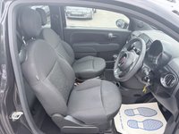 USED 2023 23 FIAT 500 Black 1.0 MHEV hatchback, 39,998 miles, Euro 6, ULEZ compliant, 6-speed manual, 7in screen, CarPlay/Android Auto, sunroof, A/C, 15in alloys. This 2023 Fiat 500 is a superb example, having had only one owner since new. It is powered by an efficient 1.0 litre petrol engine, meeting Euro 6 emissions standards. Inside, you'll find a fixed sunroof offering a panoramic view, air conditioning for comfort, and seamless connectivity with Apple CarPlay and Android Auto. The 7 inch HD touchscreen radio includes Bluetooth, USB, and DAB for all your entertainment needs, while rain and dusk sensors automatically manage the headlights.  This Fiat 5