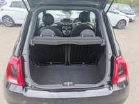 USED 2023 23 FIAT 500 Black 1.0 MHEV hatchback, 39,998 miles, Euro 6, ULEZ compliant, 6-speed manual, 7in screen, CarPlay/Android Auto, sunroof, A/C, 15in alloys. This 2023 Fiat 500 is a superb example, having had only one owner since new. It is powered by an efficient 1.0 litre petrol engine, meeting Euro 6 emissions standards. Inside, you'll find a fixed sunroof offering a panoramic view, air conditioning for comfort, and seamless connectivity with Apple CarPlay and Android Auto. The 7 inch HD touchscreen radio includes Bluetooth, USB, and DAB for all your entertainment needs, while rain and dusk sensors automatically manage the headlights.  This Fiat 5