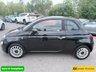 USED 2023 23 FIAT 500 Black 1.0 MHEV hatchback, 39,998 miles, Euro 6, ULEZ compliant, 6-speed manual, 7in screen, CarPlay/Android Auto, sunroof, A/C, 15in alloys. This 2023 Fiat 500 is a superb example, having had only one owner since new. It is powered by an efficient 1.0 litre petrol engine, meeting Euro 6 emissions standards. Inside, you'll find a fixed sunroof offering a panoramic view, air conditioning for comfort, and seamless connectivity with Apple CarPlay and Android Auto. The 7 inch HD touchscreen radio includes Bluetooth, USB, and DAB for all your entertainment needs, while rain and dusk sensors automatically manage the headlights.  This Fiat 5