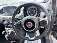 USED 2023 23 FIAT 500 Grey 1.0 MHEV hatchback, 42,442 miles, Euro 6, ULEZ compliant, 6-speed manual, 7in Screen, CarPlay/Android Auto, Sunroof, A/C, 15in alloys. This 2023 Fiat 500 is a superb example, having had only one owner since new. It is powered by an efficient 1.0 litre petrol engine and meets Euro 6 emissions standards. This model comes equipped with convenient rain and dusk sensors that automatically activate the headlights, along with Apple CarPlay and Android Auto connectivity for seamless smartphone integration. You can enjoy your favourite music and podcasts through the 7 inch HD touchscreen radio, which also features Bluetooth, USB, and DA