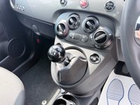 USED 2023 23 FIAT 500 Grey 1.0 MHEV hatchback, 42,442 miles, Euro 6, ULEZ compliant, 6-speed manual, 7in Screen, CarPlay/Android Auto, Sunroof, A/C, 15in alloys. This 2023 Fiat 500 is a superb example, having had only one owner since new. It is powered by an efficient 1.0 litre petrol engine and meets Euro 6 emissions standards. This model comes equipped with convenient rain and dusk sensors that automatically activate the headlights, along with Apple CarPlay and Android Auto connectivity for seamless smartphone integration. You can enjoy your favourite music and podcasts through the 7 inch HD touchscreen radio, which also features Bluetooth, USB, and DA