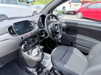 USED 2023 23 FIAT 500 Grey 1.0 MHEV hatchback, 42,442 miles, Euro 6, ULEZ compliant, 6-speed manual, 7in Screen, CarPlay/Android Auto, Sunroof, A/C, 15in alloys. This 2023 Fiat 500 is a superb example, having had only one owner since new. It is powered by an efficient 1.0 litre petrol engine and meets Euro 6 emissions standards. This model comes equipped with convenient rain and dusk sensors that automatically activate the headlights, along with Apple CarPlay and Android Auto connectivity for seamless smartphone integration. You can enjoy your favourite music and podcasts through the 7 inch HD touchscreen radio, which also features Bluetooth, USB, and DA