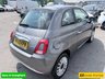 USED 2023 23 FIAT 500 Grey 1.0 MHEV hatchback, 42,442 miles, Euro 6, ULEZ compliant, 6-speed manual, 7in Screen, CarPlay/Android Auto, Sunroof, A/C, 15in alloys. This 2023 Fiat 500 is a superb example, having had only one owner since new. It is powered by an efficient 1.0 litre petrol engine and meets Euro 6 emissions standards. This model comes equipped with convenient rain and dusk sensors that automatically activate the headlights, along with Apple CarPlay and Android Auto connectivity for seamless smartphone integration. You can enjoy your favourite music and podcasts through the 7 inch HD touchscreen radio, which also features Bluetooth, USB, and DA