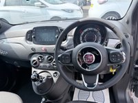USED 2023 23 FIAT 500 Grey 1.0 MHEV hatchback, 41,298 miles, Euro 6, ULEZ compliant, 6-speed manual, 7in screen, CarPlay/Android Auto, sunroof, A/C, 15in alloys. This 2023 Fiat 500 is a superb example, having had only one owner from new. It is powered by an efficient 1.0 litre petrol engine, meeting Euro 6 emissions standards. This model comes equipped with a 7in HD touchscreen radio featuring Bluetooth, USB, and DAB functionality, alongside seamless Apple CarPlay and Android Auto connectivity. Comfort is assured with air conditioning, while the fixed sunroof, including a panoramic glass panel, adds to the airy cabin feel. Practicality is enhanced by rai