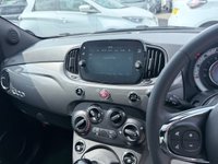 USED 2023 23 FIAT 500 Grey 1.0 MHEV hatchback, 41,298 miles, Euro 6, ULEZ compliant, 6-speed manual, 7in screen, CarPlay/Android Auto, sunroof, A/C, 15in alloys. This 2023 Fiat 500 is a superb example, having had only one owner from new. It is powered by an efficient 1.0 litre petrol engine, meeting Euro 6 emissions standards. This model comes equipped with a 7in HD touchscreen radio featuring Bluetooth, USB, and DAB functionality, alongside seamless Apple CarPlay and Android Auto connectivity. Comfort is assured with air conditioning, while the fixed sunroof, including a panoramic glass panel, adds to the airy cabin feel. Practicality is enhanced by rai