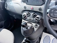USED 2023 23 FIAT 500 Grey 1.0 MHEV hatchback, 41,298 miles, Euro 6, ULEZ compliant, 6-speed manual, 7in screen, CarPlay/Android Auto, sunroof, A/C, 15in alloys. This 2023 Fiat 500 is a superb example, having had only one owner from new. It is powered by an efficient 1.0 litre petrol engine, meeting Euro 6 emissions standards. This model comes equipped with a 7in HD touchscreen radio featuring Bluetooth, USB, and DAB functionality, alongside seamless Apple CarPlay and Android Auto connectivity. Comfort is assured with air conditioning, while the fixed sunroof, including a panoramic glass panel, adds to the airy cabin feel. Practicality is enhanced by rai