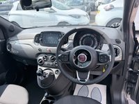 USED 2023 23 FIAT 500 Grey 1.0 MHEV hatchback, 41,298 miles, Euro 6, ULEZ compliant, 6-speed manual, 7in screen, CarPlay/Android Auto, sunroof, A/C, 15in alloys. This 2023 Fiat 500 is a superb example, having had only one owner from new. It is powered by an efficient 1.0 litre petrol engine, meeting Euro 6 emissions standards. This model comes equipped with a 7in HD touchscreen radio featuring Bluetooth, USB, and DAB functionality, alongside seamless Apple CarPlay and Android Auto connectivity. Comfort is assured with air conditioning, while the fixed sunroof, including a panoramic glass panel, adds to the airy cabin feel. Practicality is enhanced by rai