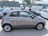 USED 2023 23 FIAT 500 Grey 1.0 MHEV hatchback, 41,298 miles, Euro 6, ULEZ compliant, 6-speed manual, 7in screen, CarPlay/Android Auto, sunroof, A/C, 15in alloys. This 2023 Fiat 500 is a superb example, having had only one owner from new. It is powered by an efficient 1.0 litre petrol engine, meeting Euro 6 emissions standards. This model comes equipped with a 7in HD touchscreen radio featuring Bluetooth, USB, and DAB functionality, alongside seamless Apple CarPlay and Android Auto connectivity. Comfort is assured with air conditioning, while the fixed sunroof, including a panoramic glass panel, adds to the airy cabin feel. Practicality is enhanced by rai