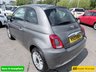 USED 2023 23 FIAT 500 Grey 1.0 MHEV hatchback, 41,298 miles, Euro 6, ULEZ compliant, 6-speed manual, 7in screen, CarPlay/Android Auto, sunroof, A/C, 15in alloys. This 2023 Fiat 500 is a superb example, having had only one owner from new. It is powered by an efficient 1.0 litre petrol engine, meeting Euro 6 emissions standards. This model comes equipped with a 7in HD touchscreen radio featuring Bluetooth, USB, and DAB functionality, alongside seamless Apple CarPlay and Android Auto connectivity. Comfort is assured with air conditioning, while the fixed sunroof, including a panoramic glass panel, adds to the airy cabin feel. Practicality is enhanced by rai