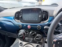 USED 2023 23 FIAT 500 Blue 1.0 MHEV hatchback, 44,183 miles, Euro 6, ULEZ compliant, 6-speed manual, 7in screen, CarPlay/Android Auto, sunroof, A/C, 15in alloys. This 2023 Fiat 500 is a superb example, having had only one owner since new. It features a responsive 1.0 litre petrol engine, meeting Euro 6 emissions standards. Inside, you'll find comfort with air conditioning and enjoy the fixed panoramic sunroof. Stay connected and entertained with Apple CarPlay and Android Auto compatibility, all managed through a 7 inch HD touchscreen radio that includes Bluetooth, USB, and DAB functionality. The car also benefits from rain and dusk sensors, which automat