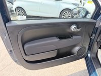 USED 2023 23 FIAT 500 Blue 1.0 MHEV hatchback, 44,183 miles, Euro 6, ULEZ compliant, 6-speed manual, 7in screen, CarPlay/Android Auto, sunroof, A/C, 15in alloys. This 2023 Fiat 500 is a superb example, having had only one owner since new. It features a responsive 1.0 litre petrol engine, meeting Euro 6 emissions standards. Inside, you'll find comfort with air conditioning and enjoy the fixed panoramic sunroof. Stay connected and entertained with Apple CarPlay and Android Auto compatibility, all managed through a 7 inch HD touchscreen radio that includes Bluetooth, USB, and DAB functionality. The car also benefits from rain and dusk sensors, which automat