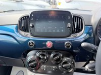 USED 2023 23 FIAT 500 Blue 1.0 MHEV hatchback, 44,183 miles, Euro 6, ULEZ compliant, 6-speed manual, 7in screen, CarPlay/Android Auto, sunroof, A/C, 15in alloys. This 2023 Fiat 500 is a superb example, having had only one owner since new. It features a responsive 1.0 litre petrol engine, meeting Euro 6 emissions standards. Inside, you'll find comfort with air conditioning and enjoy the fixed panoramic sunroof. Stay connected and entertained with Apple CarPlay and Android Auto compatibility, all managed through a 7 inch HD touchscreen radio that includes Bluetooth, USB, and DAB functionality. The car also benefits from rain and dusk sensors, which automat