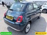 USED 2023 23 FIAT 500 Blue 1.0 MHEV hatchback, 44,183 miles, Euro 6, ULEZ compliant, 6-speed manual, 7in screen, CarPlay/Android Auto, sunroof, A/C, 15in alloys. This 2023 Fiat 500 is a superb example, having had only one owner since new. It features a responsive 1.0 litre petrol engine, meeting Euro 6 emissions standards. Inside, you'll find comfort with air conditioning and enjoy the fixed panoramic sunroof. Stay connected and entertained with Apple CarPlay and Android Auto compatibility, all managed through a 7 inch HD touchscreen radio that includes Bluetooth, USB, and DAB functionality. The car also benefits from rain and dusk sensors, which automat