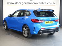 USED 2021 21 BMW 1 SERIES 2.0 M135i Hatchback 5dr Petrol Auto xDrive Euro 6 (s/s) (306 ps) 4 WHEEL DRIVE PERFORMANCE BMW IN SUPER CONDITION THROUGHOUT - COMES WITH A FULL SERVICE HISTORY + VIRTUAL COCKPIT DIGITAL DASH DISPLAY + SATELLITE NAVIGATION + APPLE CARPLAY / APPS CONTROL + ENHANCED BLUETOOTH PHONE PREPARATION WITH USB AUDIO INTERFACE AND VOICE CONTROL + DAB DIGITAL RADIO + DUAL ZONE CLIMATE CONTROL + AIR CONDITIONING + AUTOMATIC LED HEADLIGHTS + FRONT AND REAR PARKING SENSORS + KEYLESS START + HILL HOLD START ASSIST + SELECTABLE DRIVING MODES + IN CAR ENTERTAINMENT WITH TOUCH